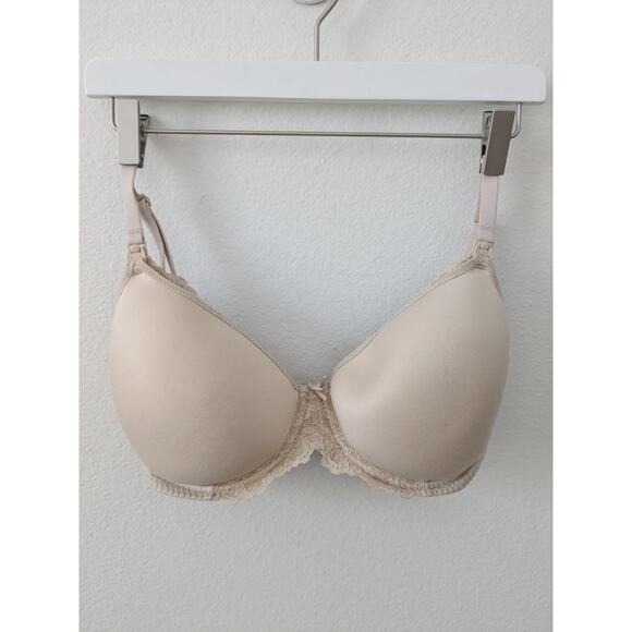 WACOAL Underwire T-Shirt Nursing Bra Full Coverage Everyday Sand 859221 Sz 32DDD - Picture 2 of 7